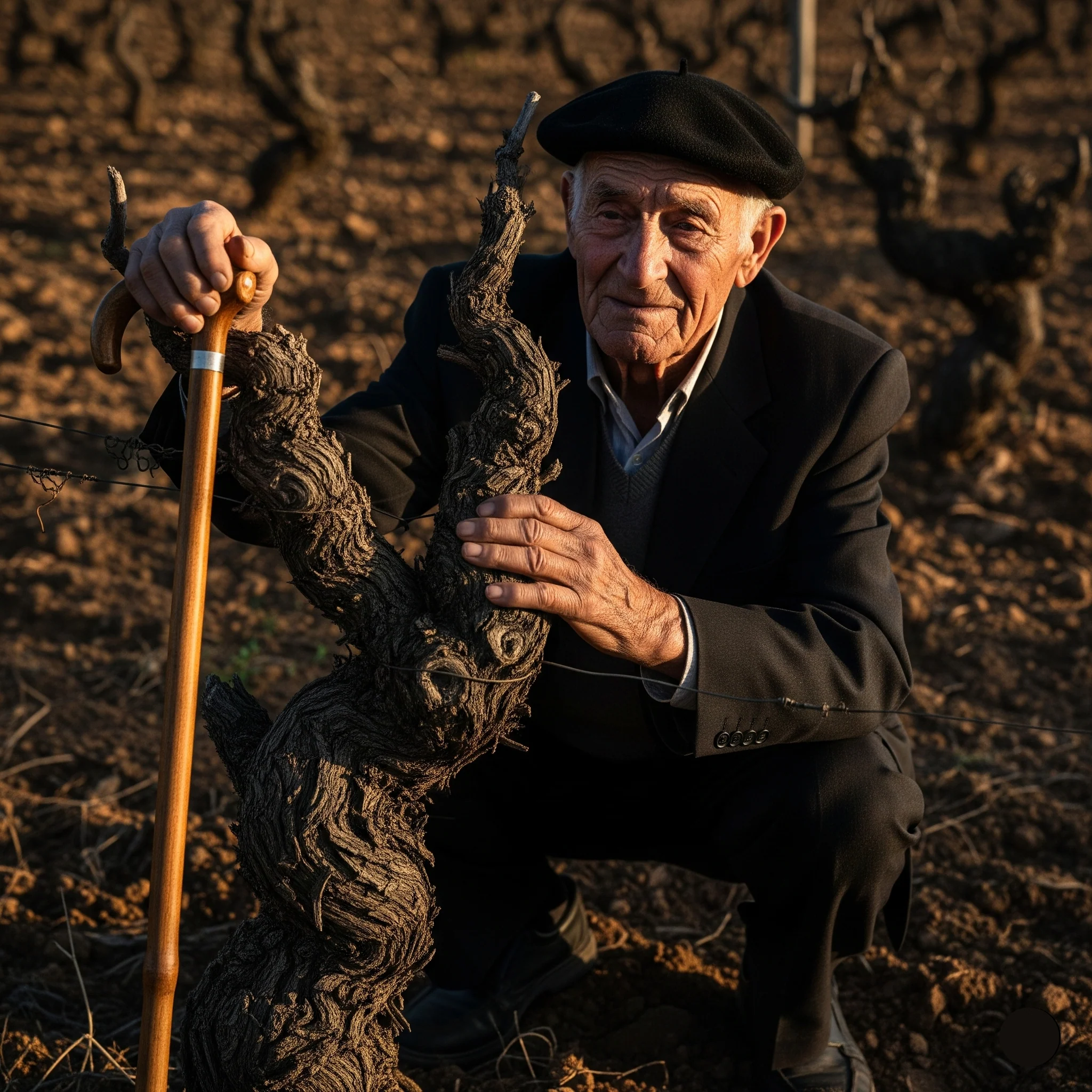 Sudadera De la Cepa Sale el Vino — lifestyle con raíces