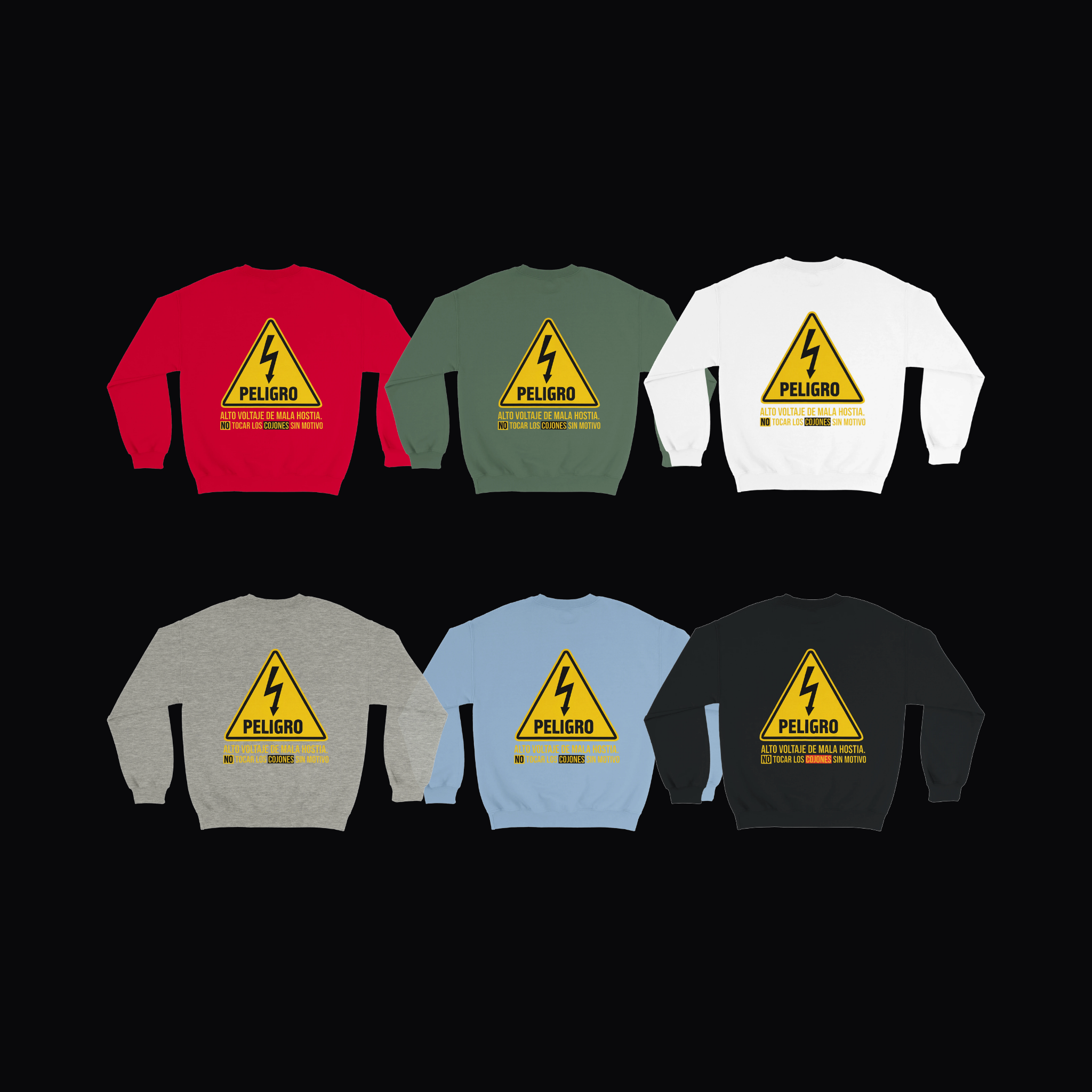 Miniatura sudadera en los seis colores disponibles