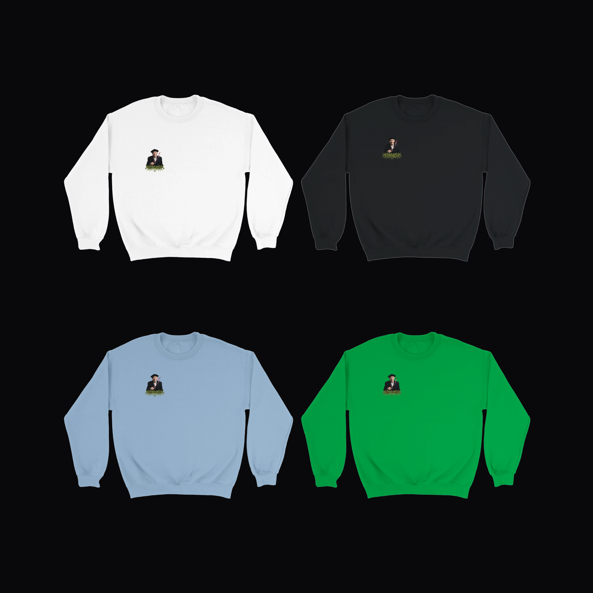 Miniatura sudadera en los cuatro colores disponibles